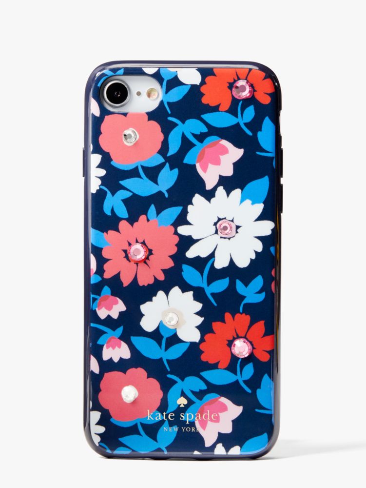Kate Spade,jeweled daisy iPhone se, 7 & 8 case,phone cases,Atmosphere Multi