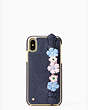 Kate Spade,floral hand strap stand iphone x case,Multi
