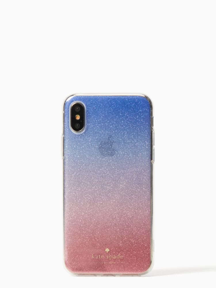 KATE SPADE sunset glitter ombre iphone x & xs case,098687216777