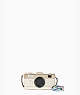 Kate Spade,camera folio with daisy strap iphone x case,White Multi