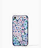 Kate Spade,jeweled daisy garden iphone 8 case,Blue Multi