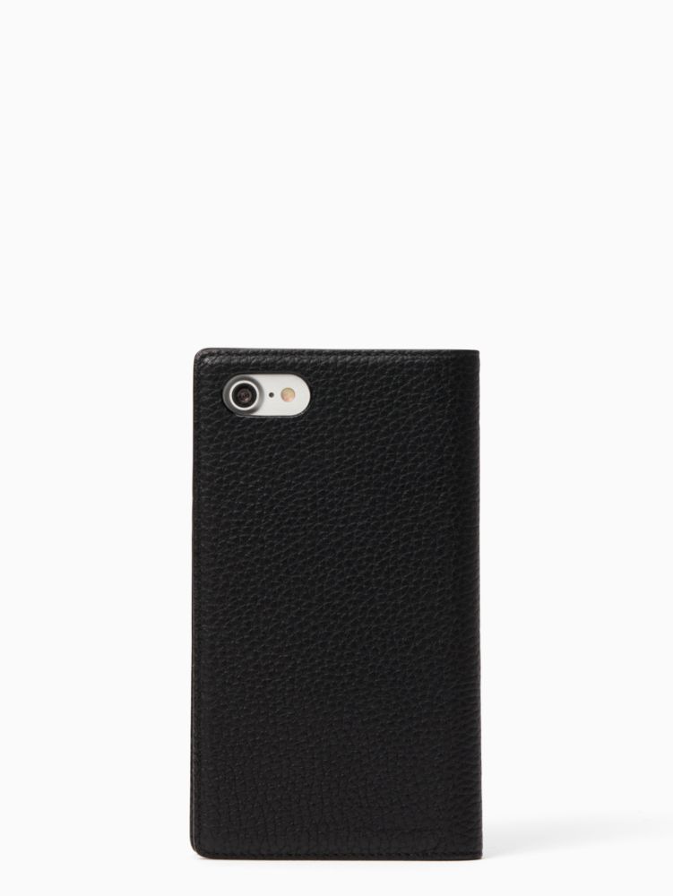 Kate Spade,Pebbled Folio Iphone 7 & 8 Case,