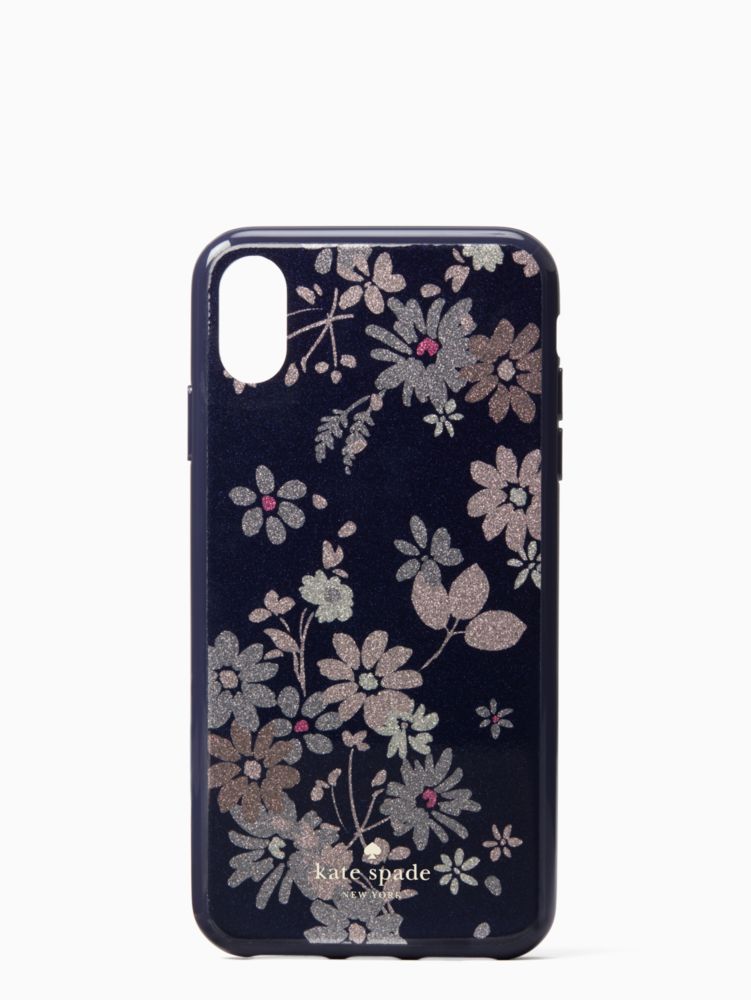 Kate Spade,Glitter Petite Posy Iphone X Max Case,