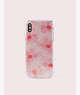 Kate Spade,glitter abstract peony iphone x & xs case,Pink Multi