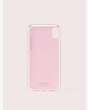 Kate Spade,glitter abstract peony iphone xs max case,Pink Multi