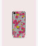 Kate Spade,jeweled marker floral clear iPhone xr case,phone cases,Clear Multi