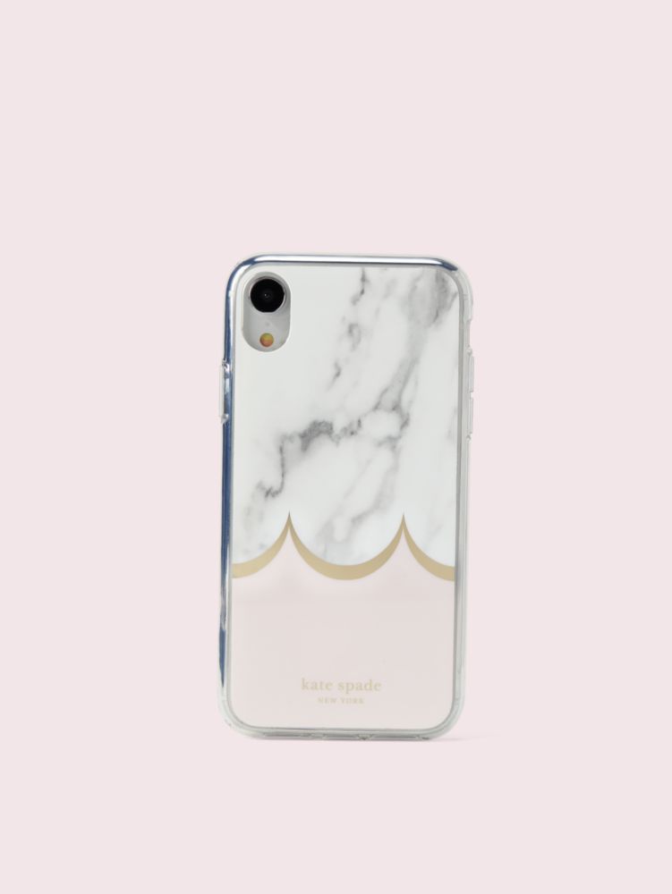 Marble Scallop Iphone Xr Case Kate Spade UK