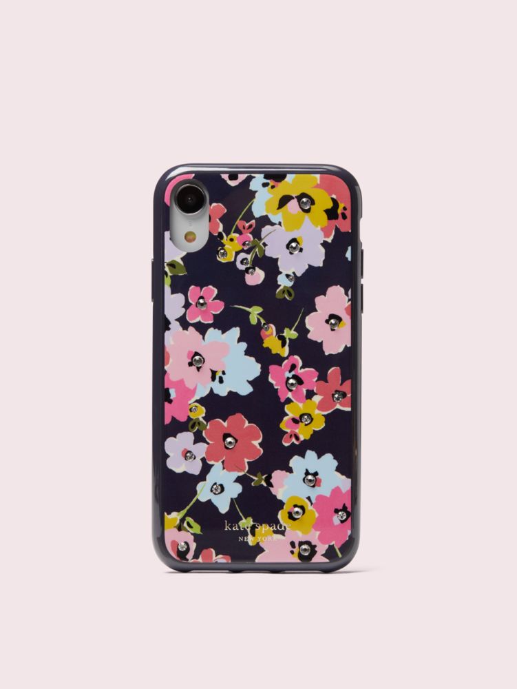 Kate Spade,Jeweled Wildflower Bouquet iPhone Xr Case,