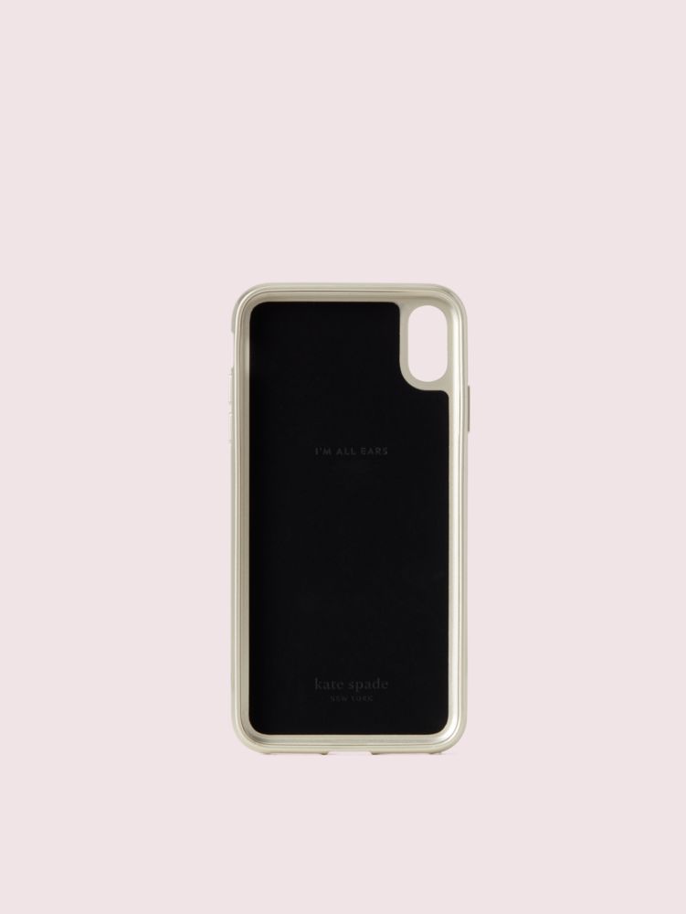 Sylvia Iphone Xs Max Magnetic Wrap Folio Case, Pale Gold, Product