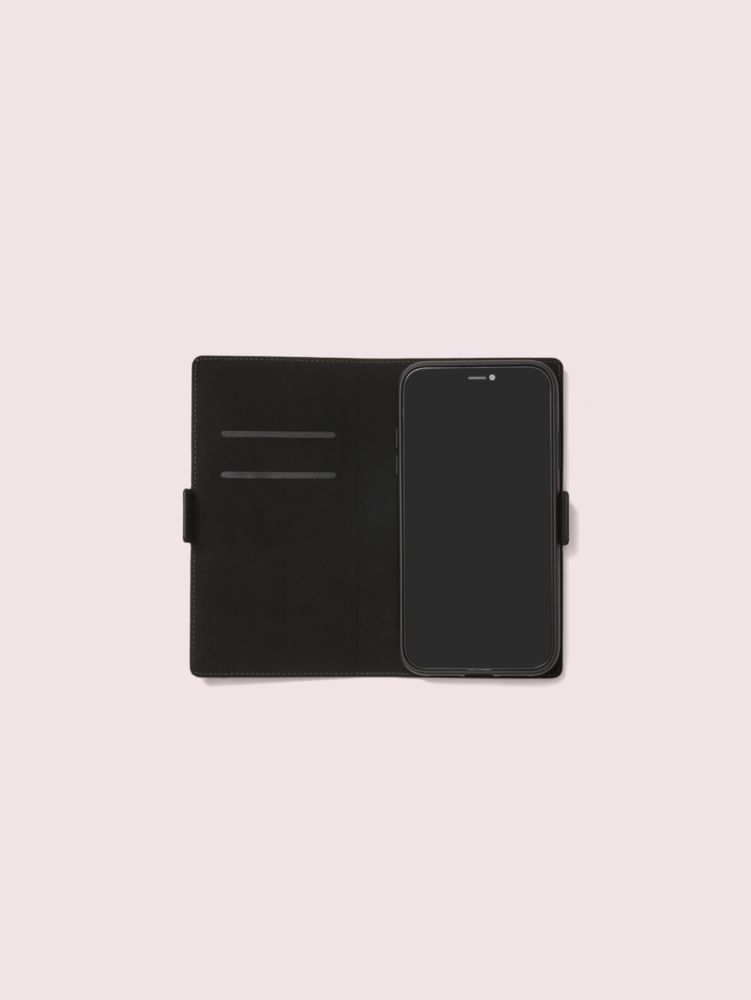 Sylvia Iphone X & Xs Magnetic Wrap Folio Case, Deep Evergreen Metallic, Product