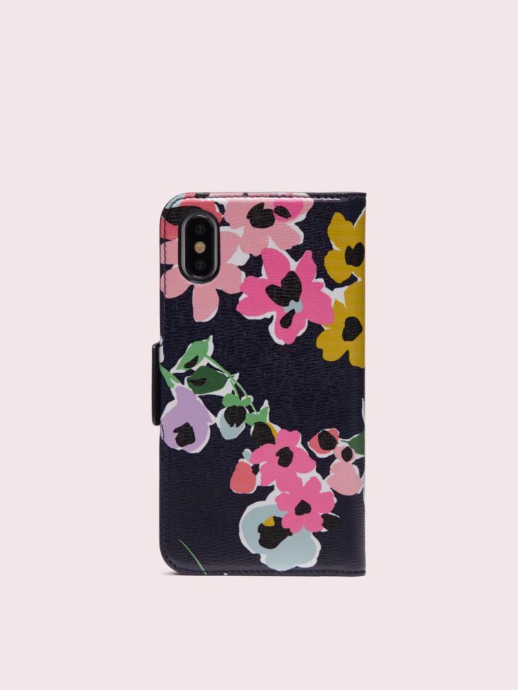 Kate Spade,Wildflower Bouquet iPhone X & Xs Folio Case,