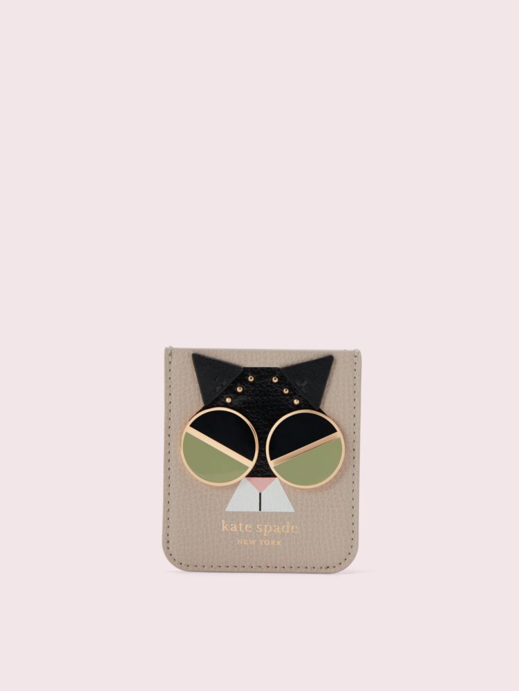 Kate Spade,Spademals Smitten Kitten Sticker Pocket,