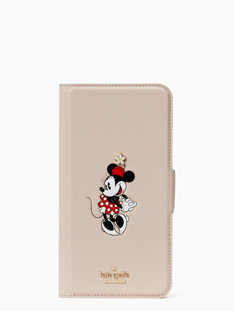 Kate Spade,kate spade new york x minnie mouse iphone xs max folio case,