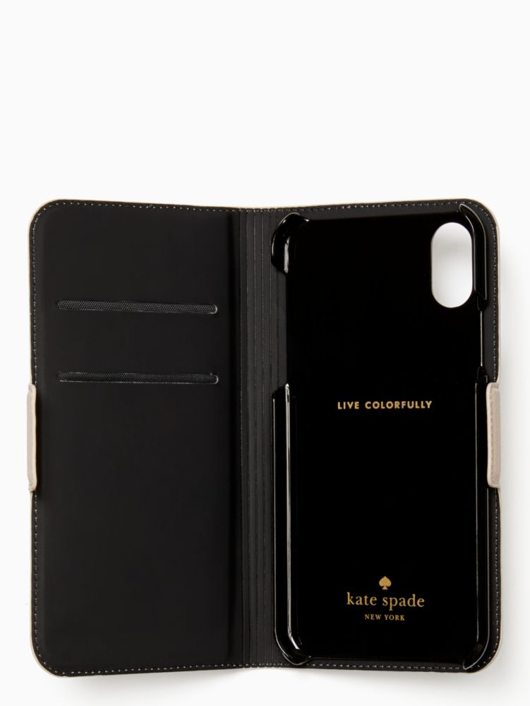 Kate Spade,kate spade new york x minnie mouse iphone xs max folio case,