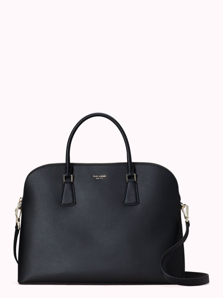 Kate Spade,sylvia universal slim laptop bag,Black / Glitter