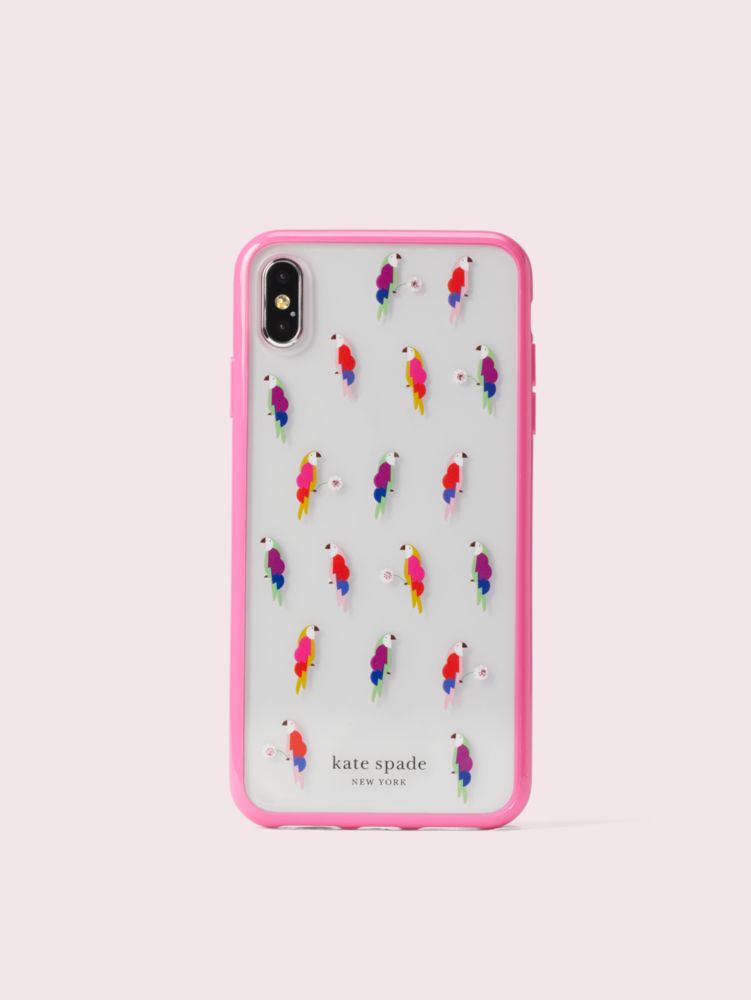 Kate Spade,jeweled flock party iphone x & xs case,Multi