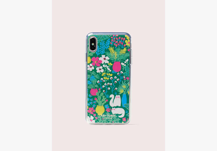 Kate Spade,jeweled garden posy iphone xr case,phone cases,Mint Frosting image number 0