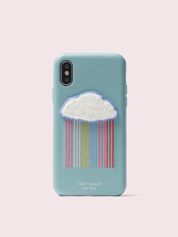 Rainbow Cloud Patch Iphone X Xs Case Kate Spade New York