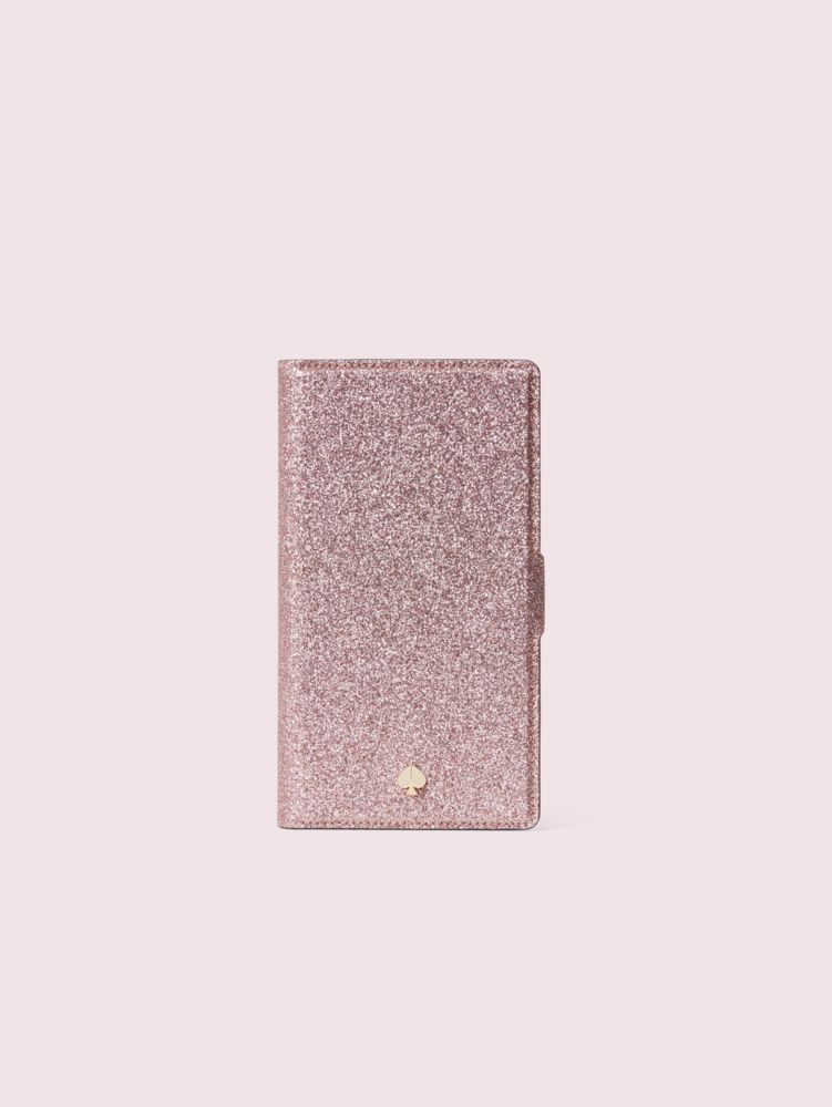 Burgess Court Glitter Iphone Xr Magnetic Wrap Folio Case, ROSE GOLD, ProductTile