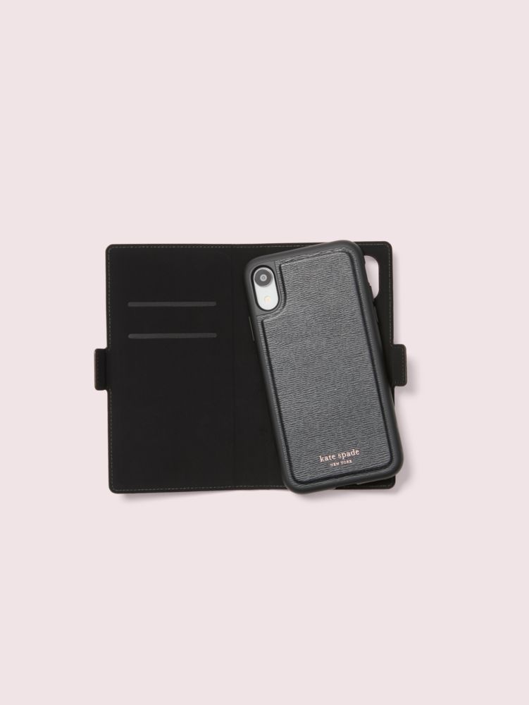 Burgess Court Glitter Iphone Xr Magnetic Wrap Folio Case, ROSE GOLD, Product