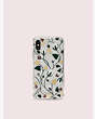 Kate Spade,deco bloom clear iphone x & xs case,Clear Multi