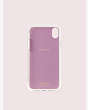 Kate Spade,glitter panthera iphone xr case,Purple Multi