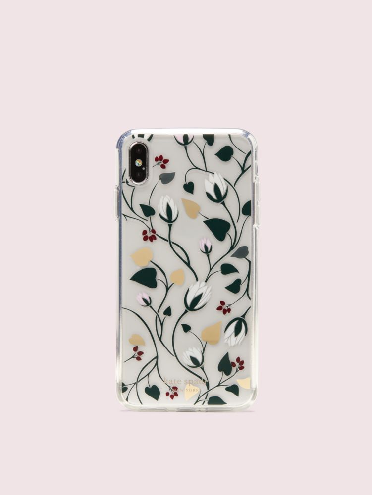 Kate Spade,Deco Bloom Clear Iphone Xs Max Case,