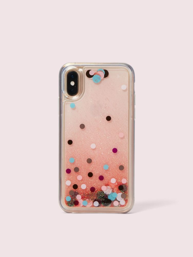Disco Dots Liquid Glitter Iphone X & Xs Case, , Product