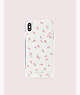 Kate Spade,jeweled meadow clear iphone xs max case,Clear Multi