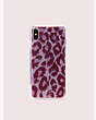 Kate Spade,glitter panthera iphone xs max case,Purple Multi