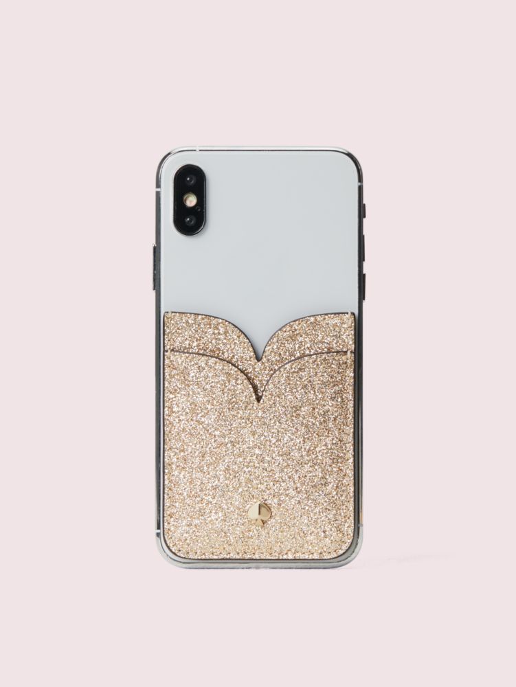 Glitter Double Sticker Pocket, PALE GOLD, ProductTile