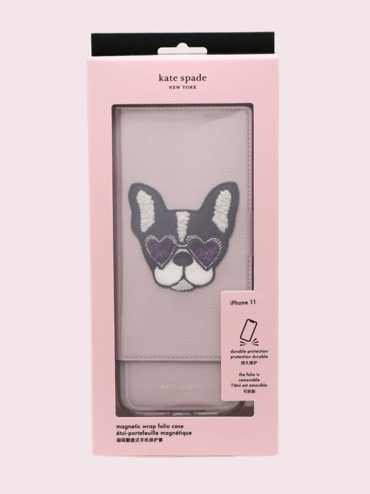 Kate Spade,Sylvia Francois Iphone 11 Magnetic Wrap Folio Case,