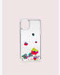 Kate Spade,collage liquid glitter iPhone 11 pro max case,phone cases,Clear Multi