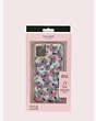 Kate Spade,jeweled clear floral iphone 11 pro max case,phone cases,Atmosphere Multi