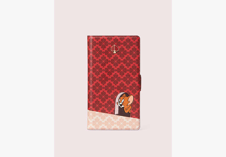 Kate Spade,kate spade new york x tom & jerry iphone 11 magnetic wrap folio case,phone cases,Multi