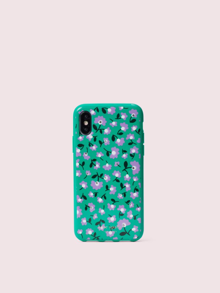 Jeweled Party Floral Iphone X & Xs Case, , Product