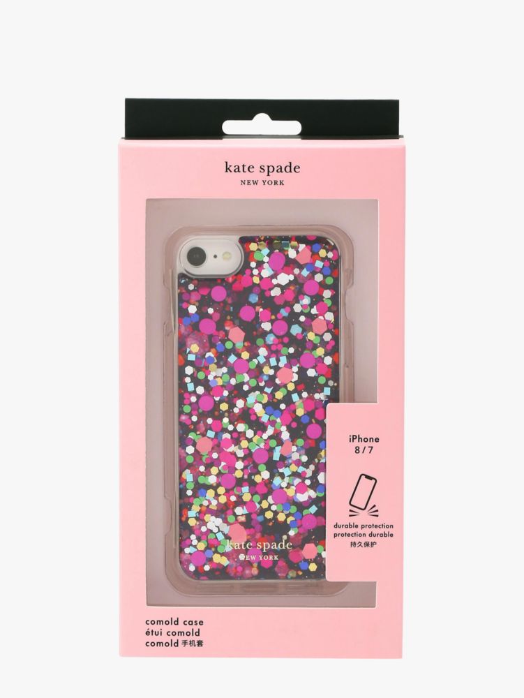 Kate Spade,party confetti iPhone se, 7 & 8 case,phone cases,Multi