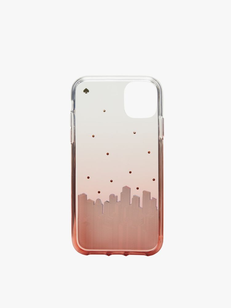 Kate Spade,Jeweled City Skyline iPhone 11 Case,