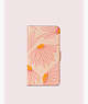 Kate Spade,falling flower iphone 11 magnetic wrap folio case,phone cases,Pink Multi