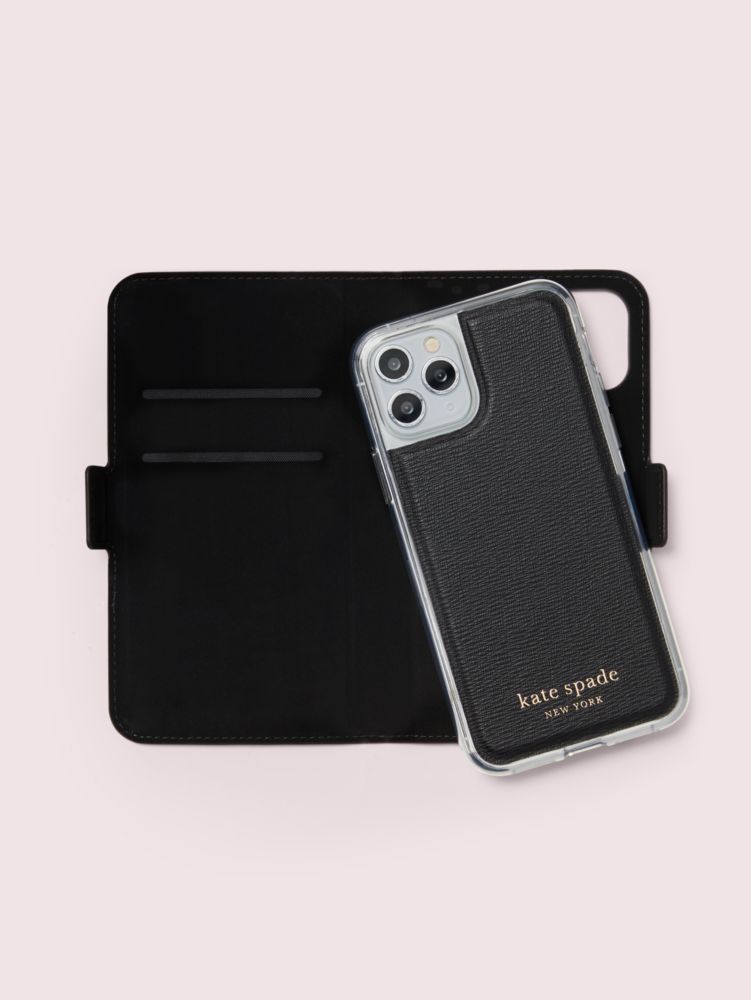 Kate Spade,Cabana Dot iPhone 11 Pro Magnetic Wrap Folio Case,