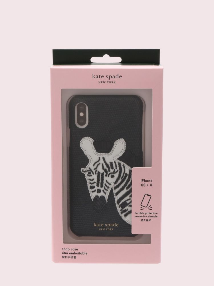 Beaded Zebra Iphone X Xs Case Kate Spade New York