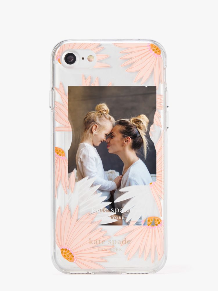 Jeweled Falling Flower Photo Frame Iphone Se, 7 & 8 Case, , Product