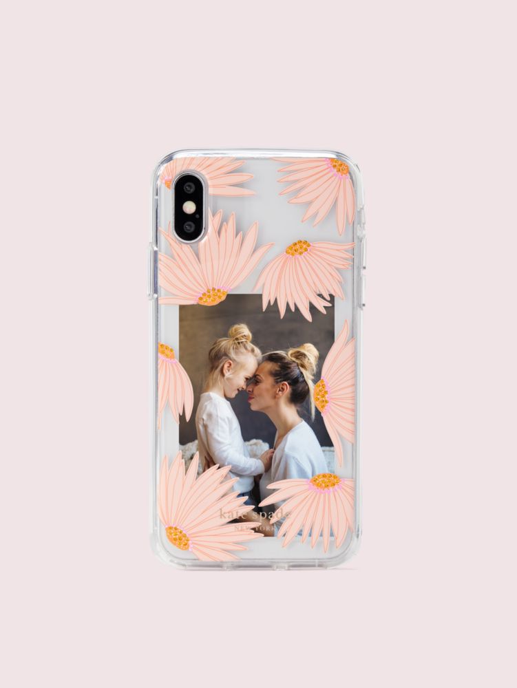 Jeweled Falling Flower Photo Frame Iphone Xs Case, , Product