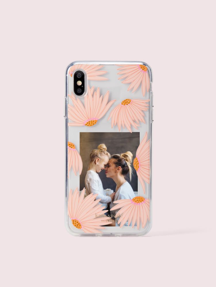 Kate Spade,jeweled falling flower photo frame iPhone xs max case,phone cases,