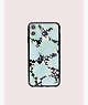 Kate Spade,jeweled exotic bloom iPhone xs max case,phone cases,Black Multi