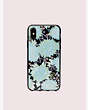 Kate Spade,jeweled exotic bloom iphone x & xs case,Black Multi