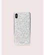 Kate Spade,scribble flora iphone xs max case,Clear Multi