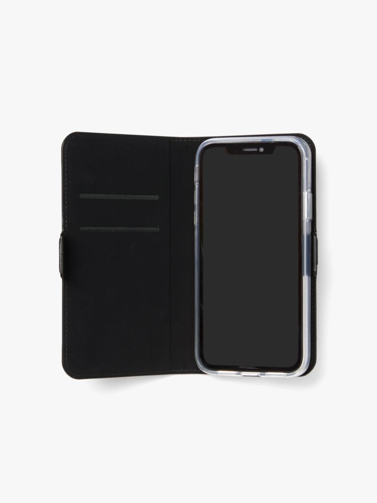 Kate Spade,Cabana Dot Iphone X & Xs Magnetic Wrap Folio Case,