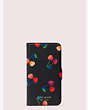 Kate Spade,spencer cherries iphone 11 pro magnetic wrap folio case,phone cases,Black Multi