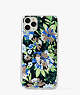 Kate Spade,full bloom iphone 11 pro max case,phone cases,Black Multi